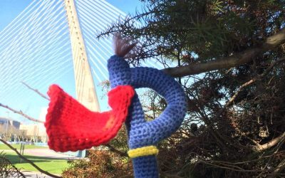 My dad is my favorite superhero, sympathetic Amigurumi for Father’s Day.