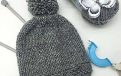 Make pompoms, step by step, second lesson, a wool hat.