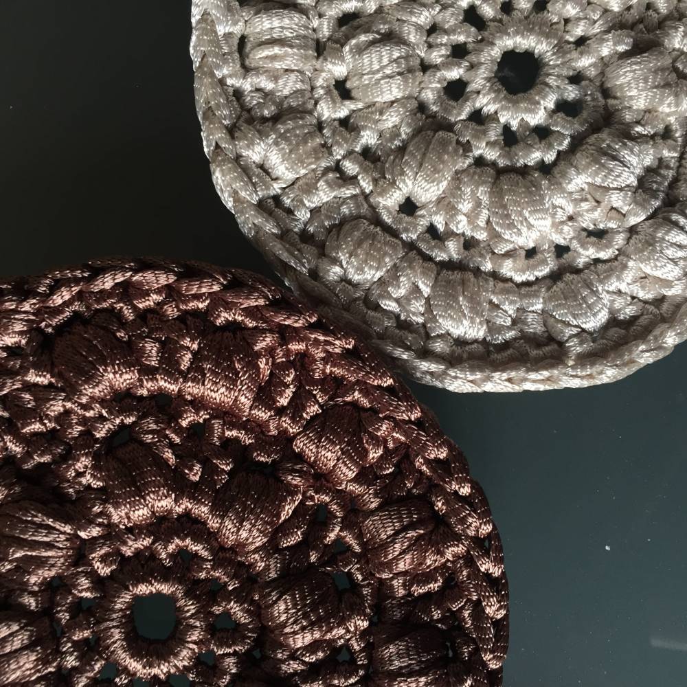 Patrón de posavasos a crochet