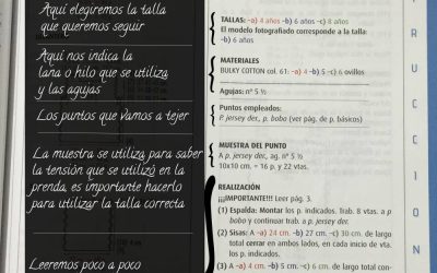 Aprende a leer los patrones de las revistas, primera parte