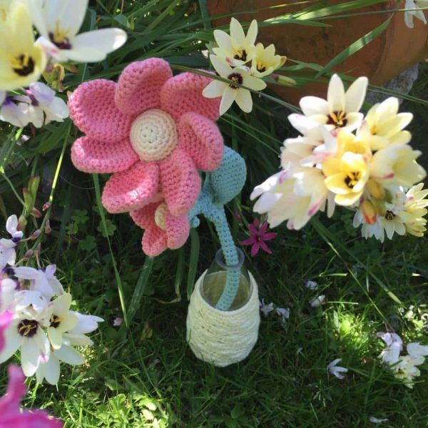 DIY amigurumi flor dia de la madre