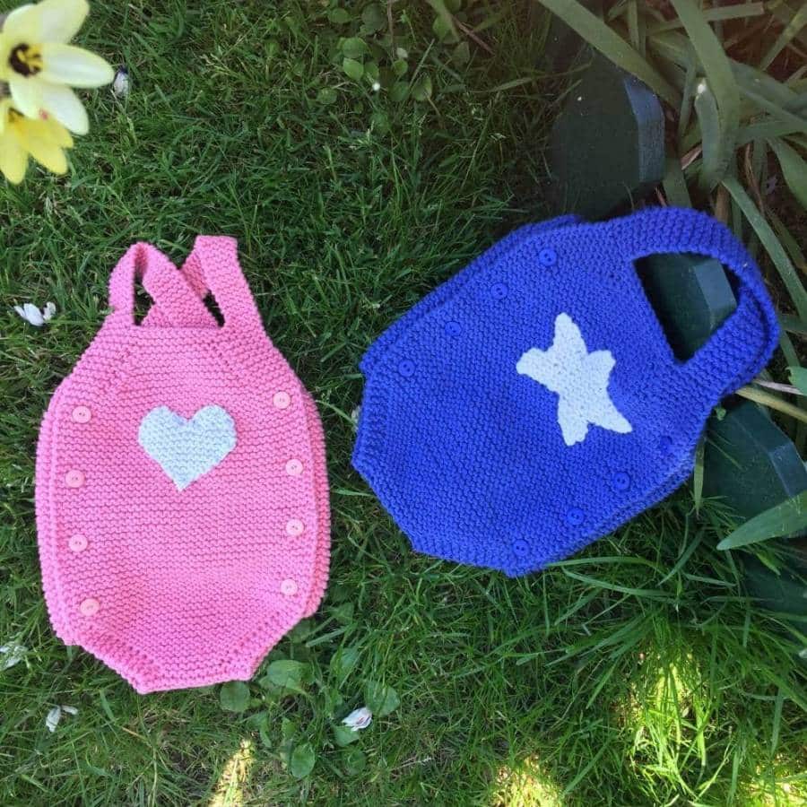 Pelele bebé, 2 patrones DIY