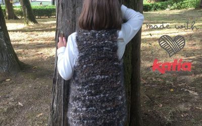 Chaleco de punto Ethnic para niña