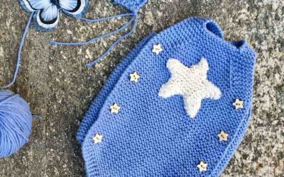 Peto para bebé con aplicación de corazón o estrella