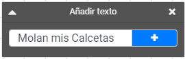 Insertar texto