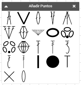 Añadir puntos
